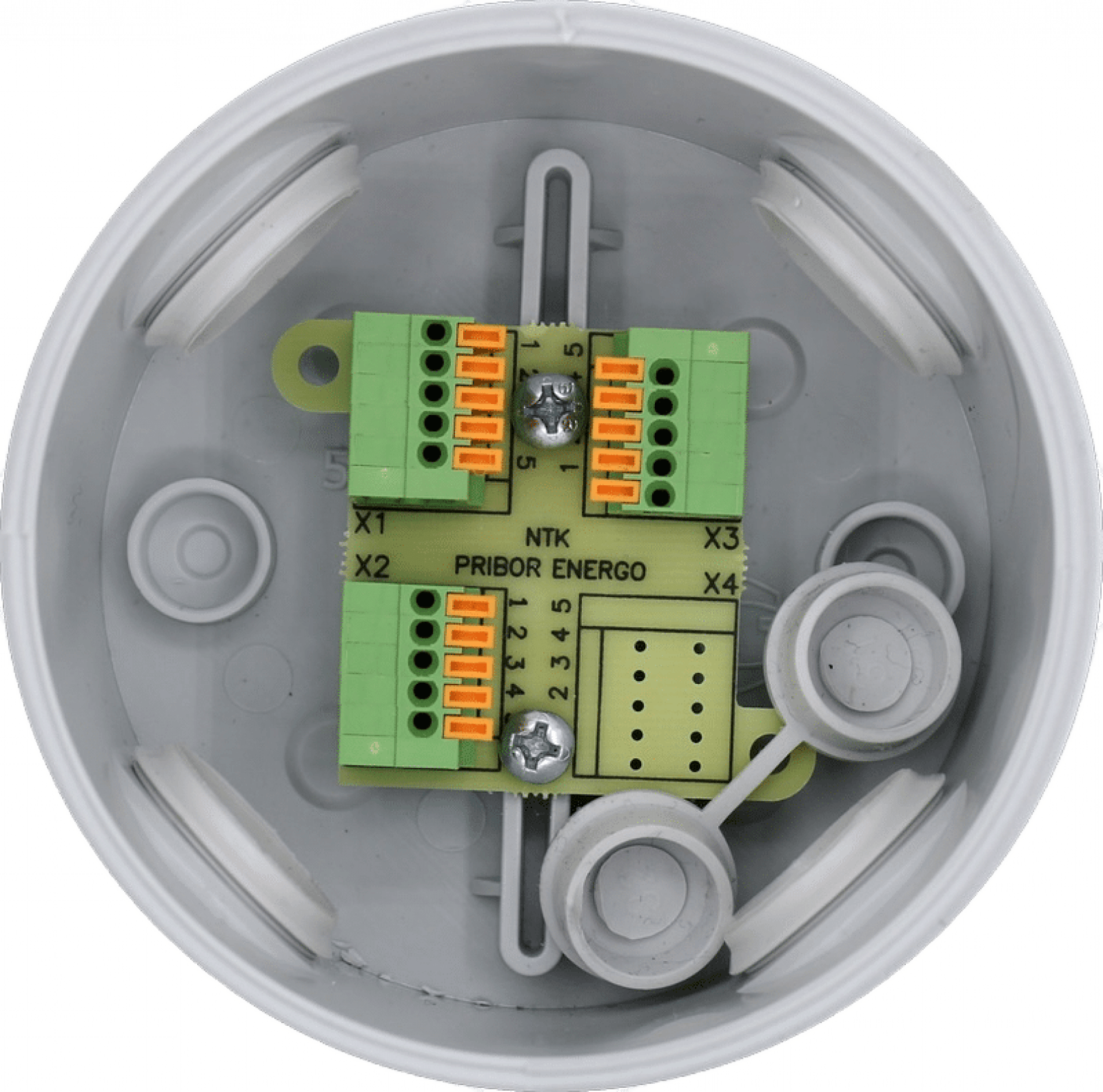 Разветвители интерфейса ПР-3СР IP55 RS-485 с установленными терминаторами 120 Ом.