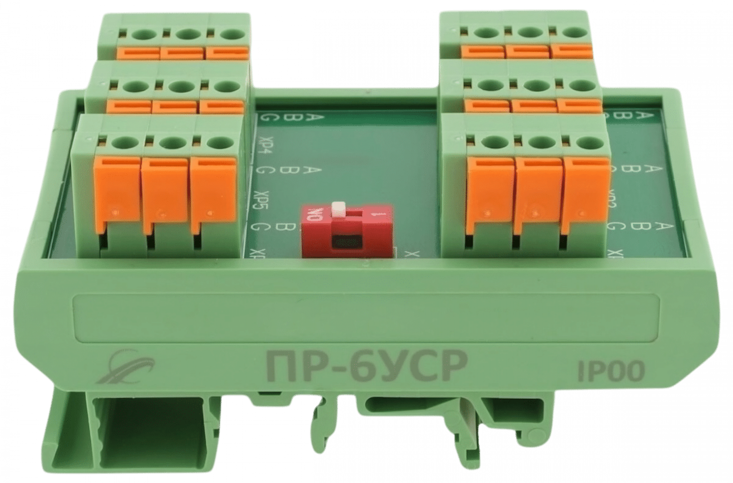 Разветвитель интерфейса RS-485 ПР-6УСР IP00