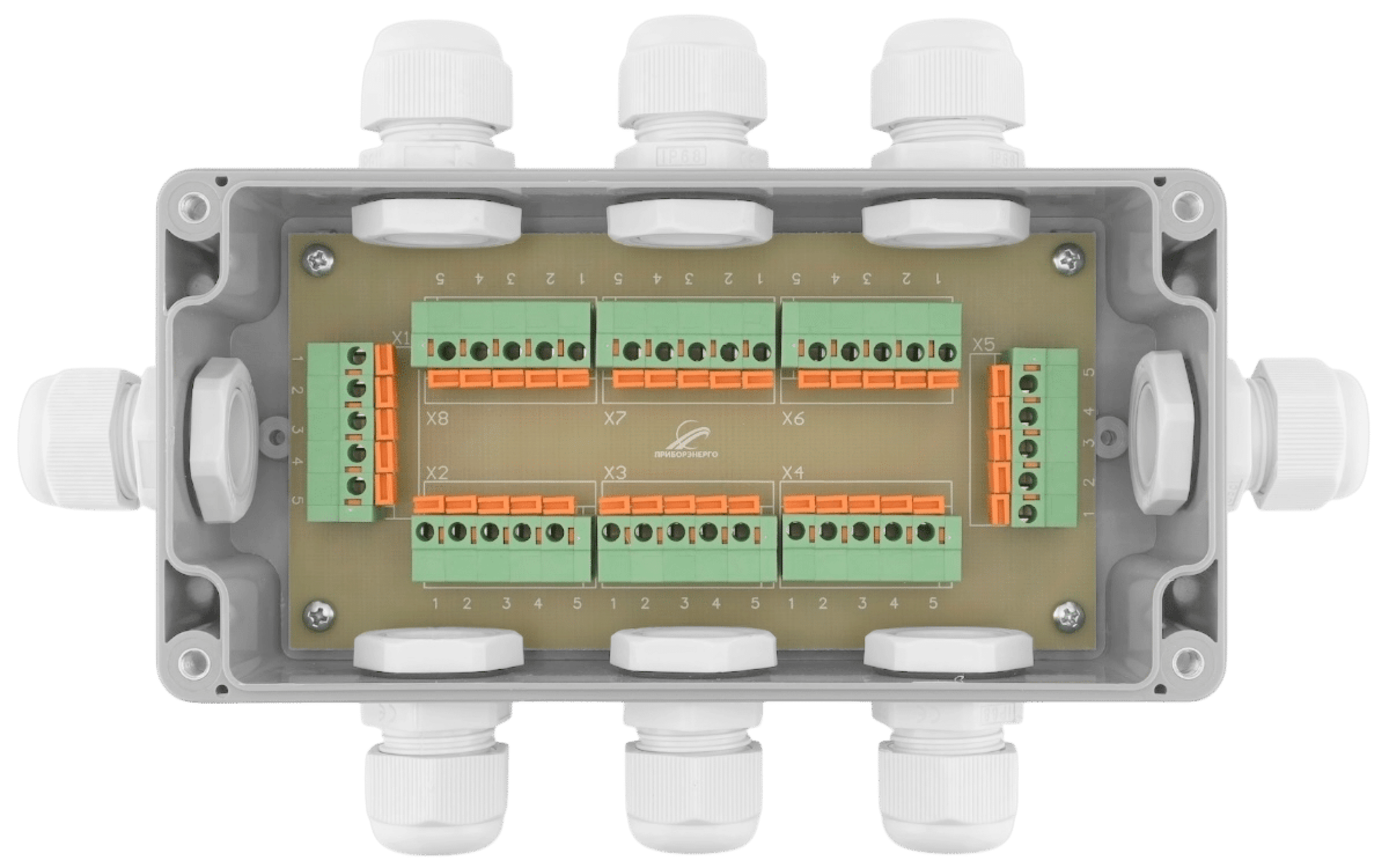 Разветвитель интерфейса RS-485/422 ПР-8У IP65