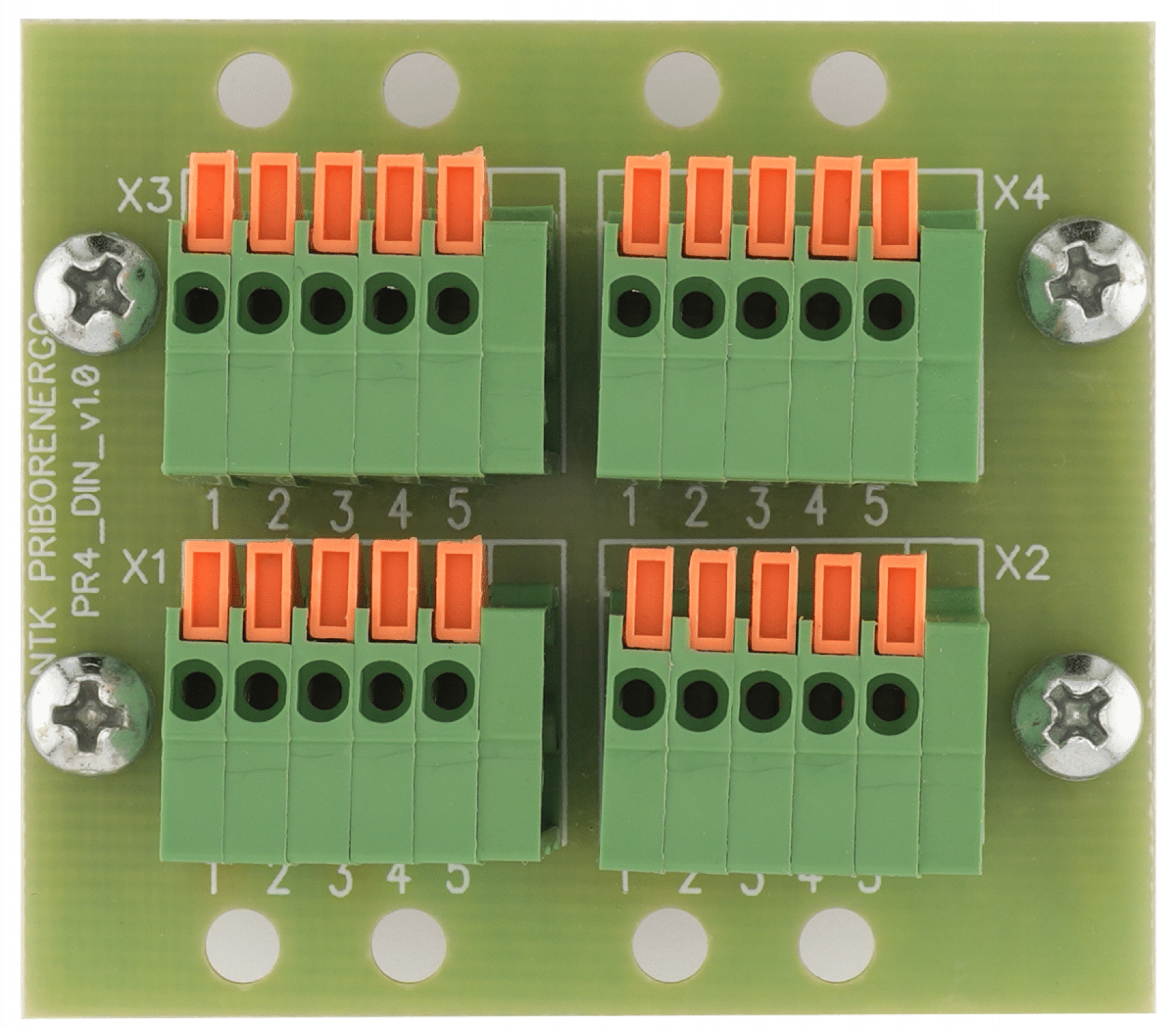 Разветвитель интерфейса RS-485/422 ПР-4 DIN IP00 (без корпуса)