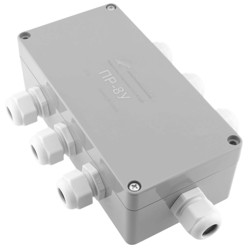 Разветвитель интерфейса RS-485/422 ПР-8У IP65