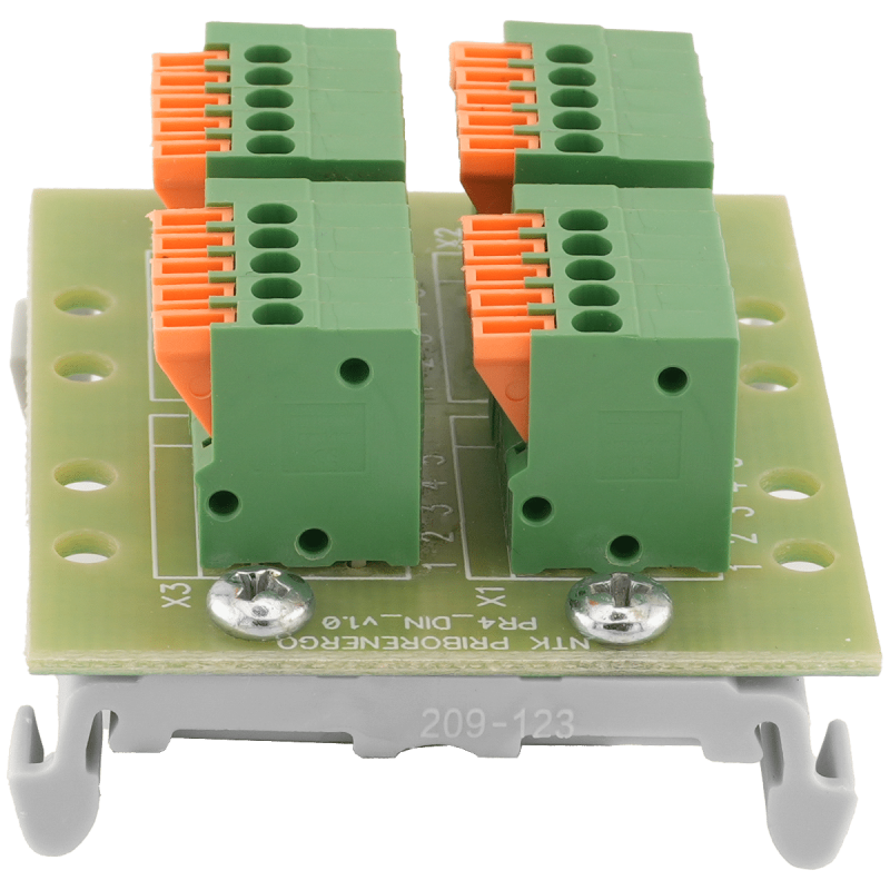 Разветвитель интерфейса RS-485/422 ПР-4 DIN IP00 (без корпуса)