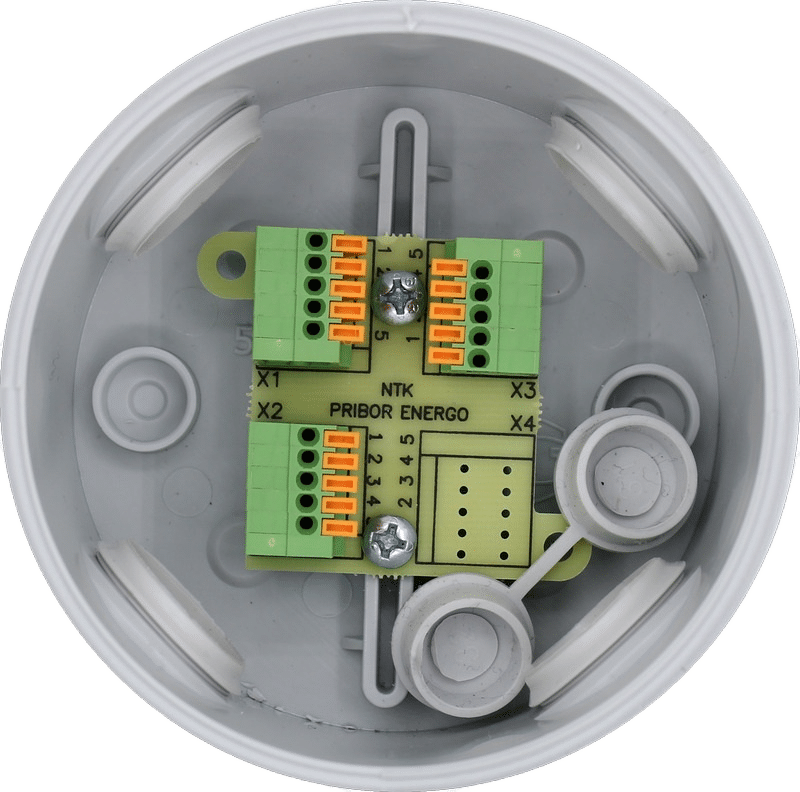 Разветвители интерфейса ПР-3СР IP55 RS-485 с установленными терминаторами 120 Ом.