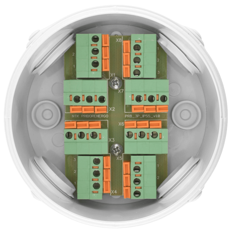 Разветвитель интерфейса RS-485/422 ПР-8-3П IP55