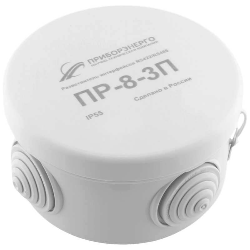 Разветвитель интерфейса RS-485/422 ПР-8-3П IP55