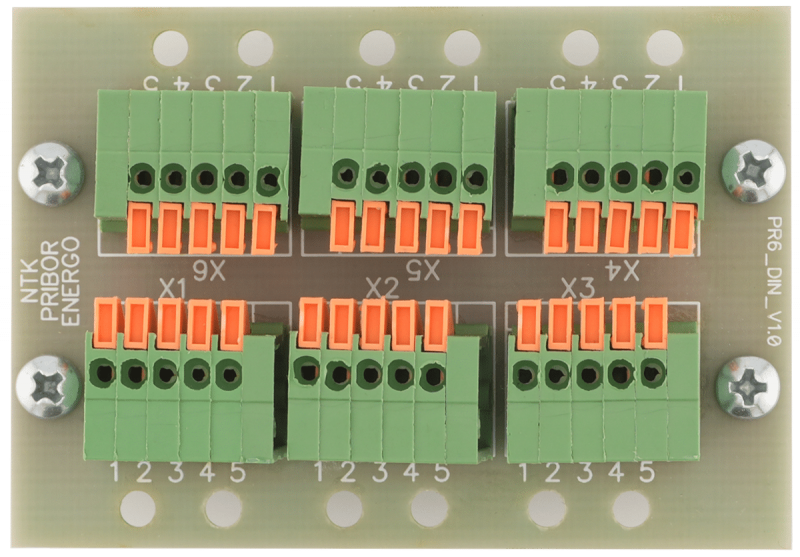 Разветвитель интерфейса RS-485/422 ПР-6 DIN IP00