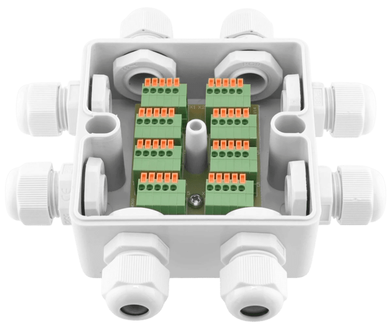 Разветвитель интерфейса RS-485/422 ПР-8 IP65